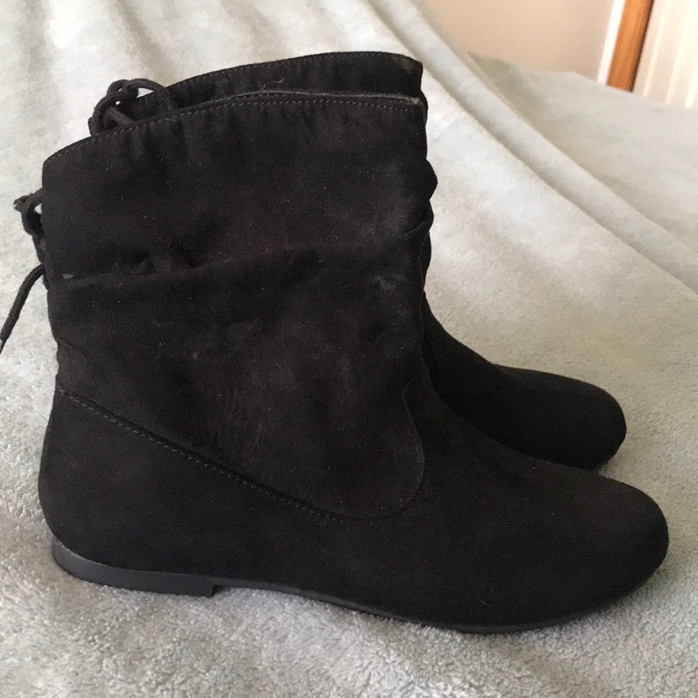 New black ankle boots